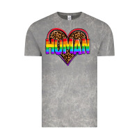 Cloud Rock lgbt pride human Vintage Tee - OliviaCreatesArt