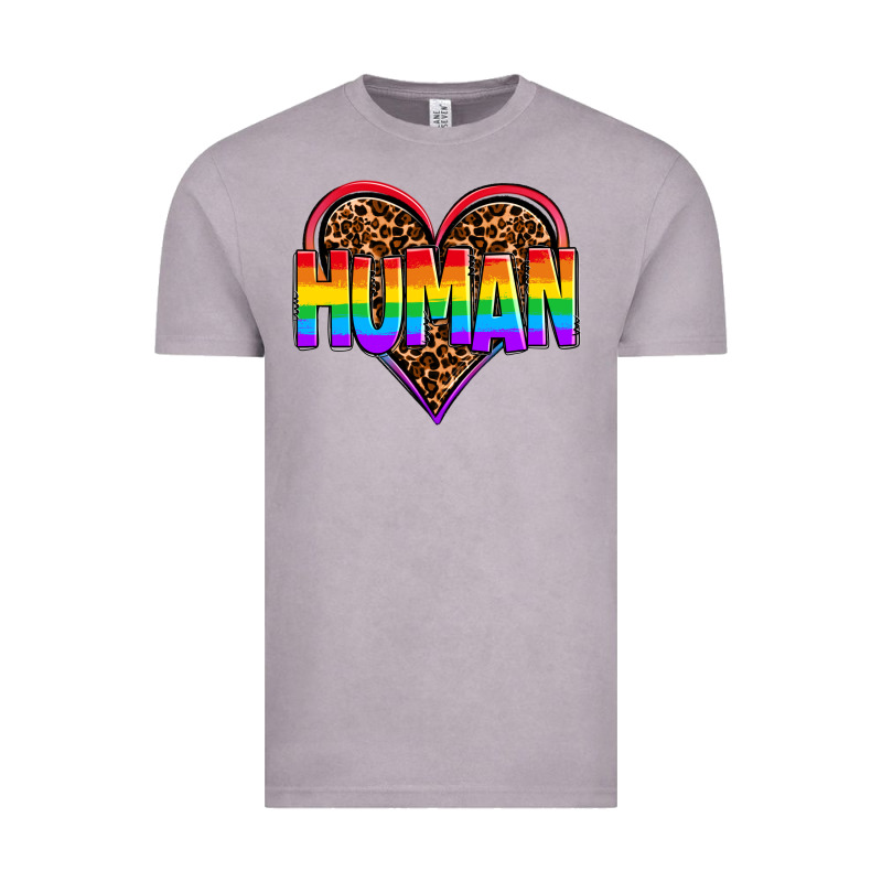 Lgbt Pride Human Vintage Tee by OliviaCreatesArt | Teevron
