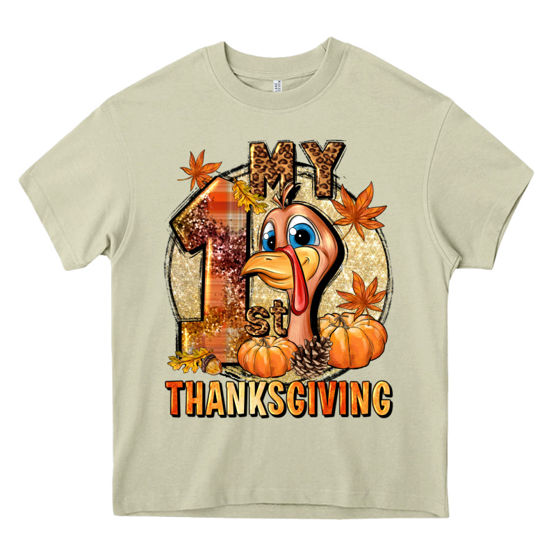 My 1st Thanksgiving Heavy Core Tee by NancyCooperArtShop | Teevron