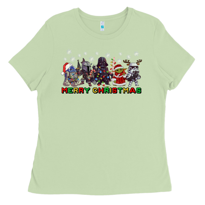 Merry Christmas Gnomies Ladies Tee by CowGirlArtShop | Teevron