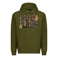 Army Green Cookie Baking Crew Premium Hoodie - CowhideDigitalArt