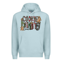 Blue Mist Cookie Baking Crew Premium Hoodie - CowhideDigitalArt