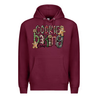Burgundy Cookie Baking Crew Premium Hoodie - CowhideDigitalArt