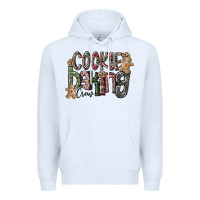 White Cookie Baking Crew Premium Hoodie - CowhideDigitalArt