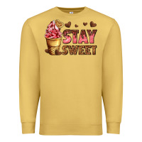 Antique Gold stay sweet Premium Sweatshirt - AdoDesignShop