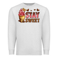 Oatmeal Heather stay sweet Premium Sweatshirt - AdoDesignShop