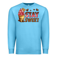 Ocean Blue stay sweet Premium Sweatshirt - AdoDesignShop