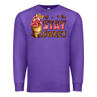 Purple stay sweet Premium Sweatshirt - AdoDesignShop