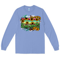 Colony Blue south Dakota State Map Long Sleeve Tee - RanaPortraitStore