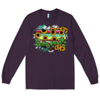 Plum south Dakota State Map Long Sleeve Tee - RanaPortraitStore