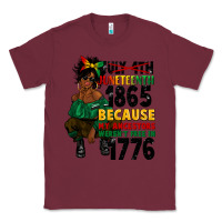 Burgundy juneteenth 1865 because my ancestors Classic Tee - CowGirlArtShop