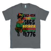 Charcoal Heather juneteenth 1865 because my ancestors Classic Tee - CowGirlArtShop