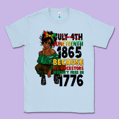 Juneteenth 1865 Because My Ancestors Classic Tee Designed By Cowgirlartshop