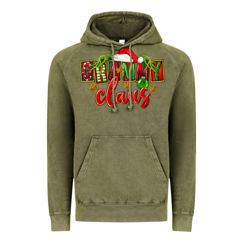 Christmas Grammy Claus Mother's Day Vintage Hoodie by FaDigitalArtStudio | Teevron