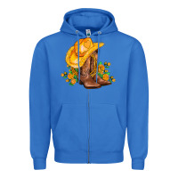 True Royal yellow  cowgirl and roses Zipper Hoodie - AdoDesignShop