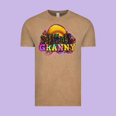 Softball Granny Vintage Tee Designed By Oliviacreatesart
