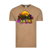 Vintage Coffee softball granny Vintage Tee - OliviaCreatesArt
