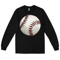 Black baseball ball Long Sleeve Tee - FaDigitalArtStudio