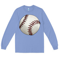 Colony Blue baseball ball Long Sleeve Tee - FaDigitalArtStudio