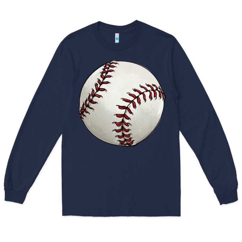 Baseball Ball Long Sleeve Tee by FaDigitalArtStudio | Teevron