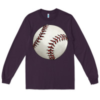 Plum baseball ball Long Sleeve Tee - FaDigitalArtStudio
