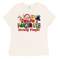 Bone santas favorite hockey player Ladies Tee - CowGirlArtShop