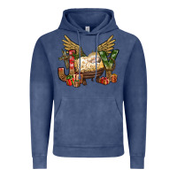 Vintage Denim joy christmas with baby jesus bbs Vintage Hoodie - BundleAndBundleShop