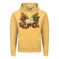 Vintage Mustard joy christmas with baby jesus bbs Vintage Hoodie - BundleAndBundleShop