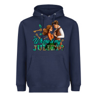 Navy where is my juliet Heavyweight Hoodie - AdoDesignShop