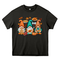 Asphalt Thanksgiving gnomes Heavy Core Tee - NancyCooperArtShop