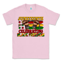 Bubblegum Pink juneteenth celebrating black freedom Classic Tee - CowGirlArtShop