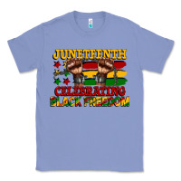 Colony Blue juneteenth celebrating black freedom Classic Tee - CowGirlArtShop