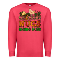 Cardinal chicken nugs mama hugs Premium Sweatshirt - AdoDesignShop