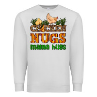 Dove Grey chicken nugs mama hugs Premium Sweatshirt - AdoDesignShop