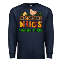 Navy chicken nugs mama hugs Premium Sweatshirt - AdoDesignShop