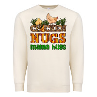 Sandshell chicken nugs mama hugs Premium Sweatshirt - AdoDesignShop