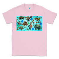 Bubblegum Pink dinosaurs sippy cup Classic Tee - Artiststas