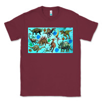 Burgundy dinosaurs sippy cup Classic Tee - Artiststas