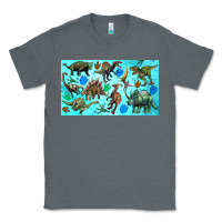 Charcoal Heather dinosaurs sippy cup Classic Tee - Artiststas