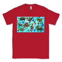 Red dinosaurs sippy cup Classic Tee - Artiststas