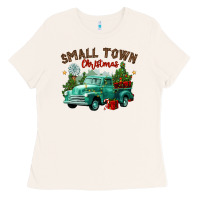 Bone small town christmas Ladies Tee - CowGirlArtShop