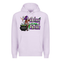 Lilac Hocus i Mean Pocus Premium Hoodie - CowhideDigitalArt