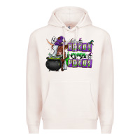 Pale Pink Hocus i Mean Pocus Premium Hoodie - CowhideDigitalArt