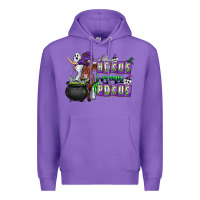 Purple Hocus i Mean Pocus Premium Hoodie - CowhideDigitalArt