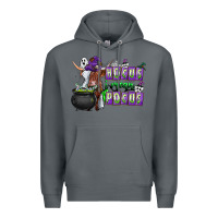 Rock Hocus i Mean Pocus Premium Hoodie - CowhideDigitalArt
