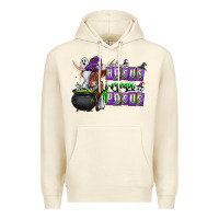Sandshell Hocus i Mean Pocus Premium Hoodie - CowhideDigitalArt