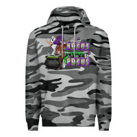 Slate Camo Hocus i Mean Pocus Premium Hoodie - CowhideDigitalArt