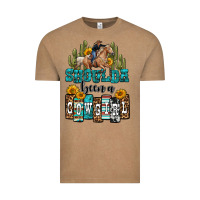 Vintage Coffee shoulda been a cowgirl Vintage Tee - OliviaCreatesArt