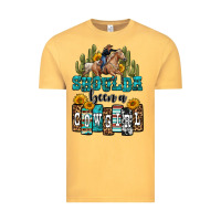 Vintage Mustard shoulda been a cowgirl Vintage Tee - OliviaCreatesArt