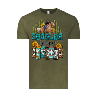 Vintage Olive shoulda been a cowgirl Vintage Tee - OliviaCreatesArt